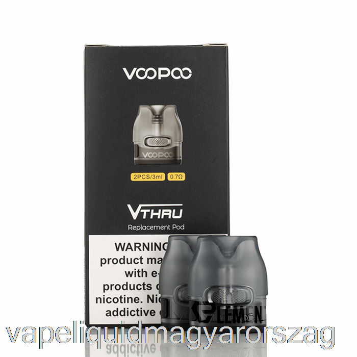 Voopoo V.thru Pro Csere Hüvelyek 0,7 Ohm Mesh Coil Pod Vape Folyadék